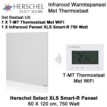Herschel Select XLS Infrarood Paneel met WiFi thermostaat, 750 Watt, 60 x 120 cm|Luchtreinigeronline