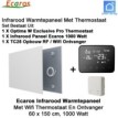 Ecaros Infrarood paneel 1000 Watt 60 x 150 cm, met Optima W Exclusive Pro thermostaat en ontvanger|Luchtreinigeronline