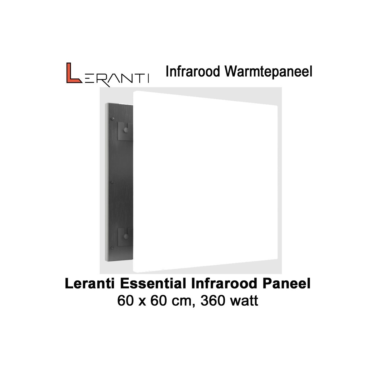 Leranti Essential 360 Watt infrarood paneel, 60 x 60 cm|Luchtreinigeronline