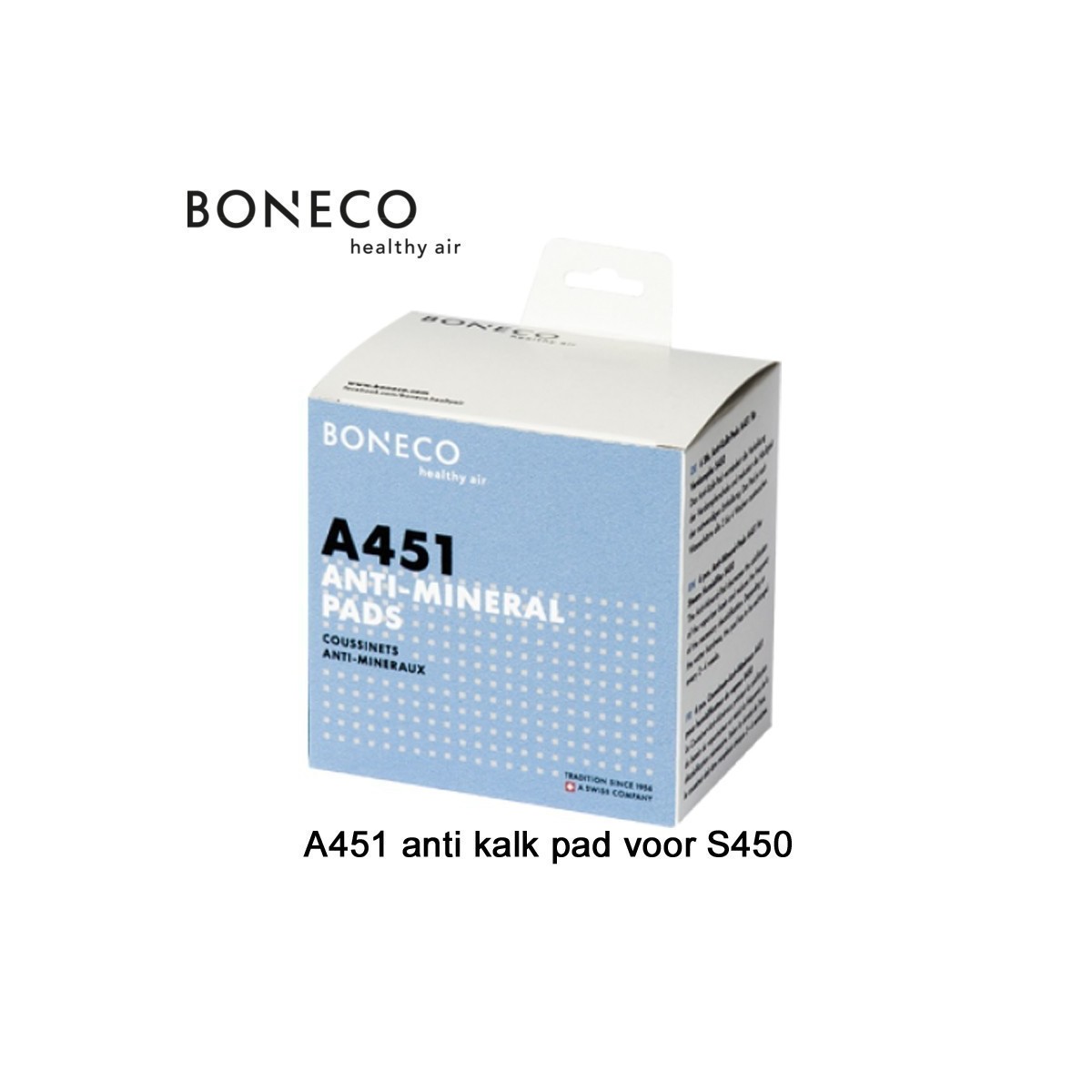 Boneco A451 anti kalk pad voor Boneco stoom bevochtigers|Luchtreinigeronline
