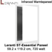 Leranti ST Essential 720 Watt infrarood paneel, 60 x 120 cm|Luchtreinigeronline
