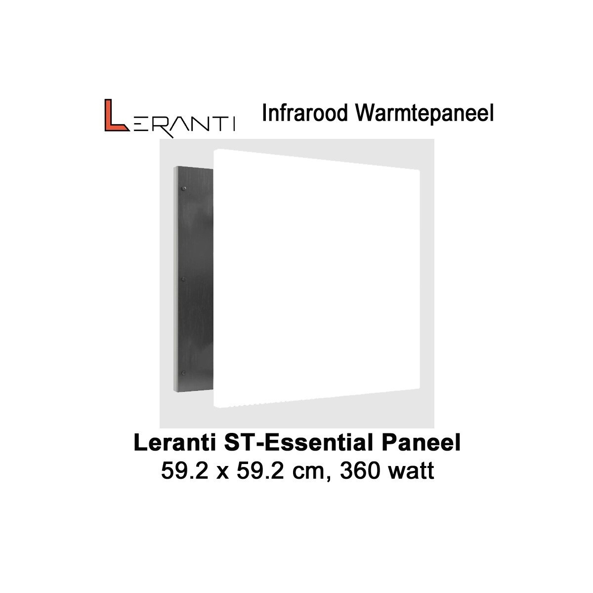 Leranti ST Essential 360 Watt infrarood paneel, 60 x 60 cm|Luchtreinigeronline
