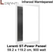 Leranti ST Power 900 Watt infrarood paneel, 60 x 120 cm|Luchtreinigeronline