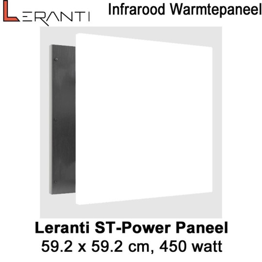 Leranti ST Power 450 Watt infrarood paneel, 60 x 60 cm|Luchtreinigeronline