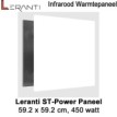 Leranti ST Power 450 Watt infrarood paneel, 60 x 60 cm|Luchtreinigeronline