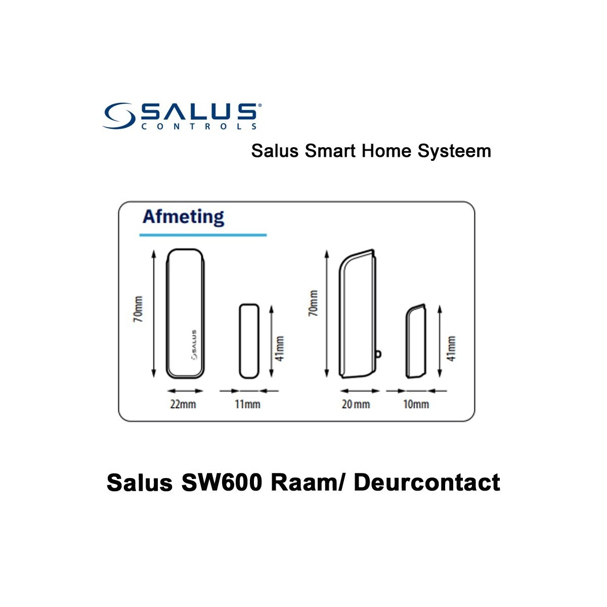 Salus SW600 Raam/ Deurcontact|Luchtreinigeronline