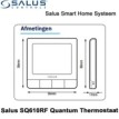 Salus Starterset UGE600 Home Gateway Met SQ610BRF Quantum Thermostaat Zwart en SR600 of SPE600 Ontvanger|Luchtreinigeronline