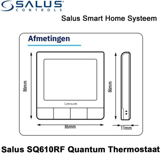 Salus SQ610BRF Quantum Thermostaat|Luchtreinigeronline