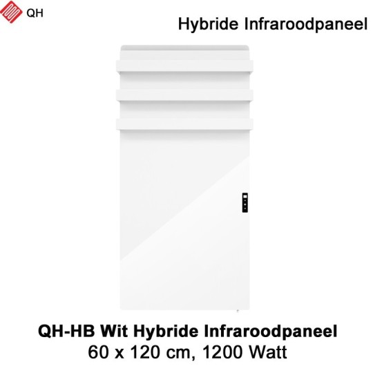 QH-HB Wit Hybride Infraroodpaneel 1200 Watt|Luchtreinigeronline