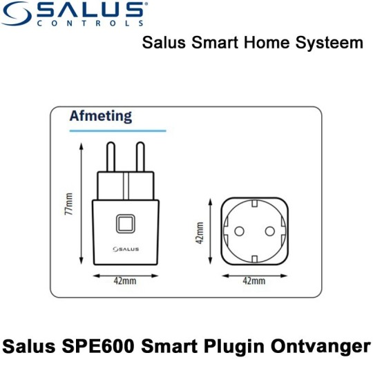 Salus Starterset UGE600 Home Gateway Met SQ610RF Quantum Thermostaat en SR600 of SPE600 Ontvanger|Luchtreinigeronline