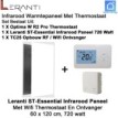 Leranti ST Essential 720 Watt infrarood paneel met Optima W R2 Pro wifi thermostaat en ontvanger|Luchtreinigeronline
