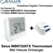 Salus WBRT520TX+ draadloze thermostaat met SR868 of SPE868 ontvanger|Luchtreinigeronline