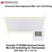 Termofol TF-SP800 infrarood paneel met LED verlichting en thermostaat, 62 x 122cm|Luchtreinigeronline