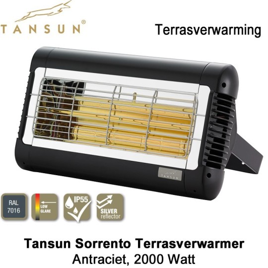 Tansun Sorrento 2000 Watt Terrasverwarmer|Luchtreinigeronline