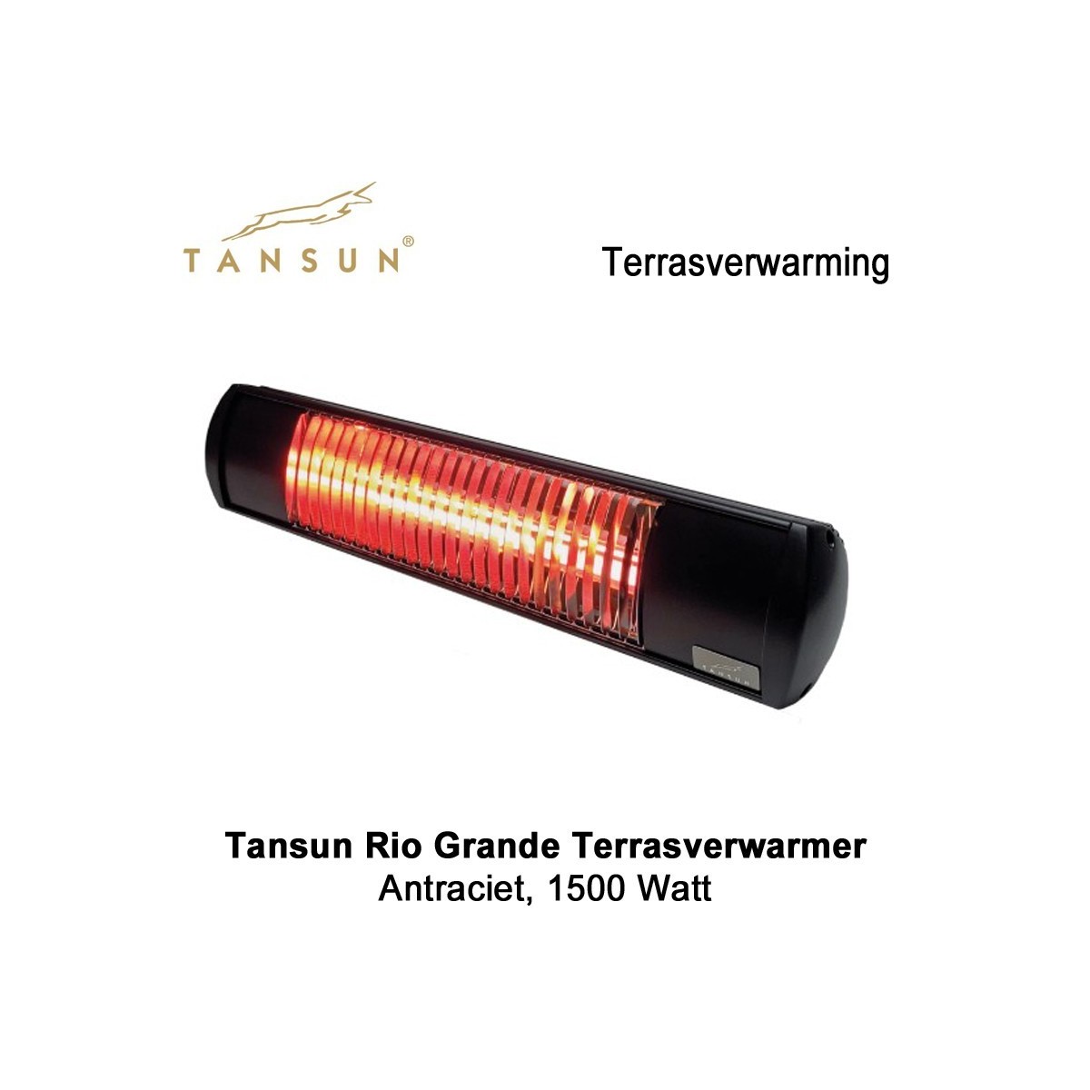 Tansun Rio Grande Terrasverwarmer 1500 Watt|Luchtreinigeronline