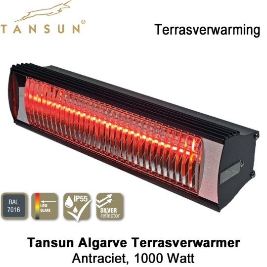 Tansun Algarve 1000 Watt Terrasverwarmer|Luchtreinigeronline