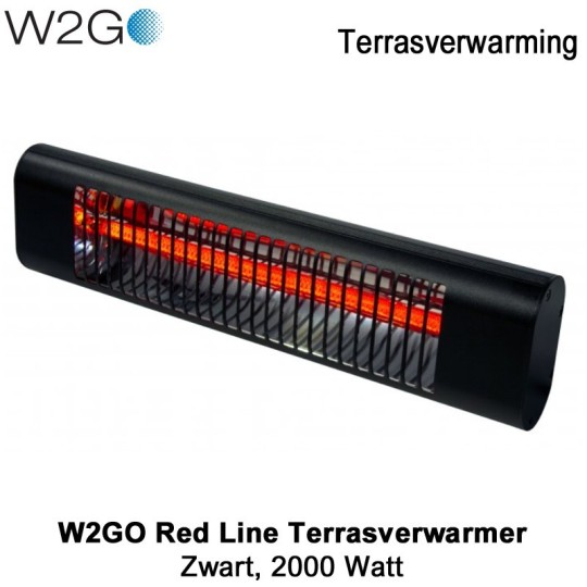 W2Go Red Line Terrasverwarmer 2000 watt|Luchtreinigeronline