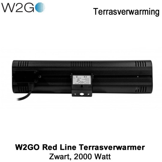 W2Go Red Line Terrasverwarmer 2000 watt|Luchtreinigeronline