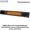 W2Go Blue Line Terrasverwarmer 2000 watt|Luchtreinigeronline