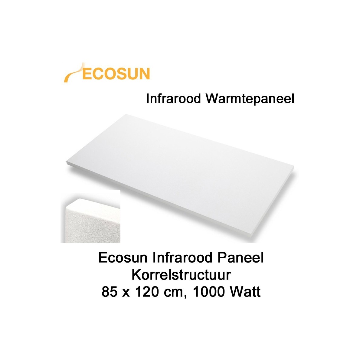 Ecosun Infrarood Paneel 1000 Watt 120 x 85 cm|Luchtreinigeronline
