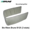 Brune Biofilters voor B125 (set van 3)|Luchtreinigeronline