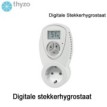 Thyzo Digitale stekker hygrostaat|Luchtreinigeronline